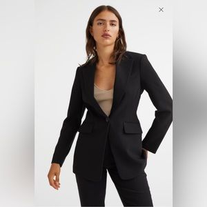 H&M Fitted Black Blazer, XS